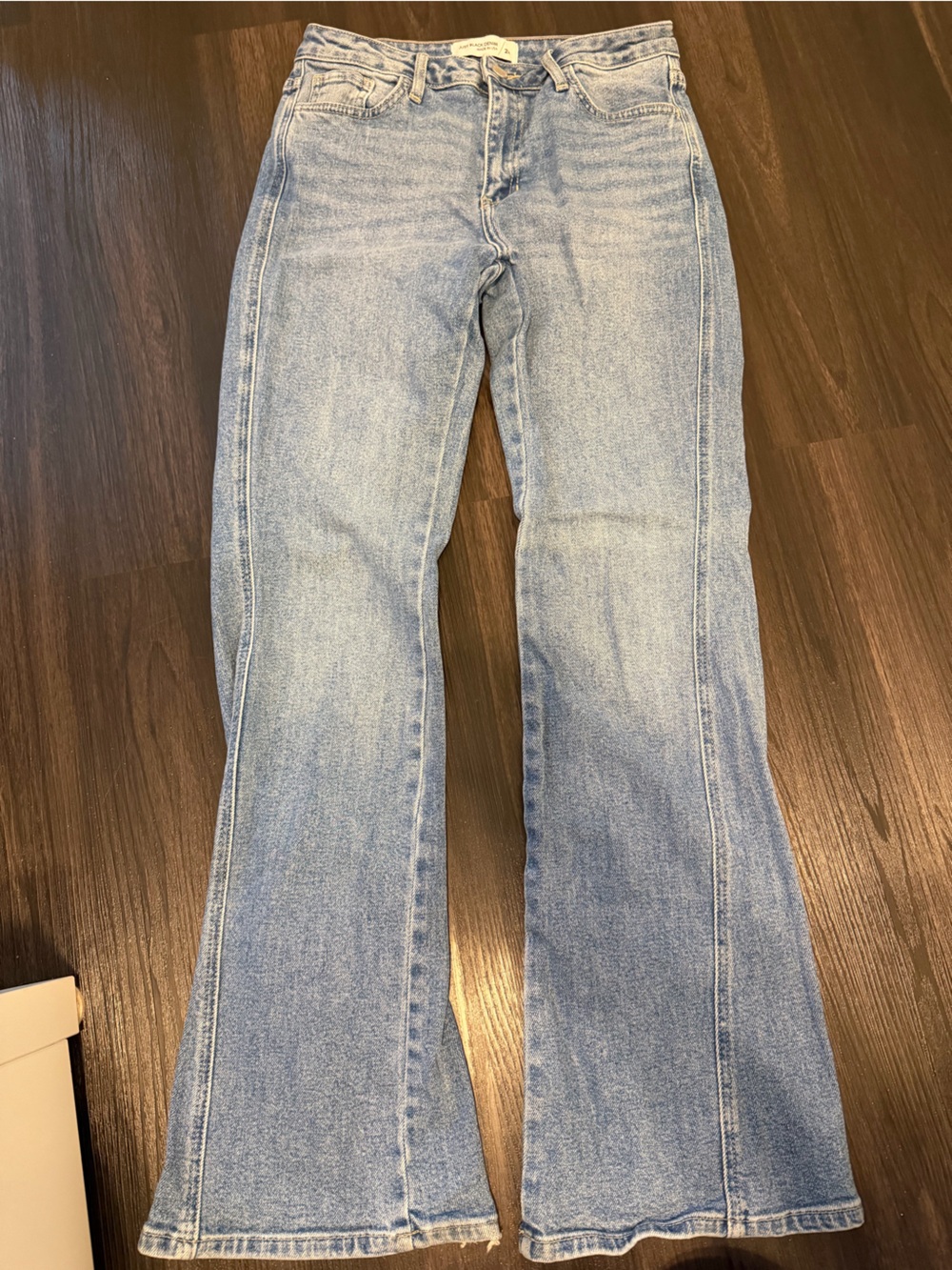 Just Black Light Wash Flare Jeans
